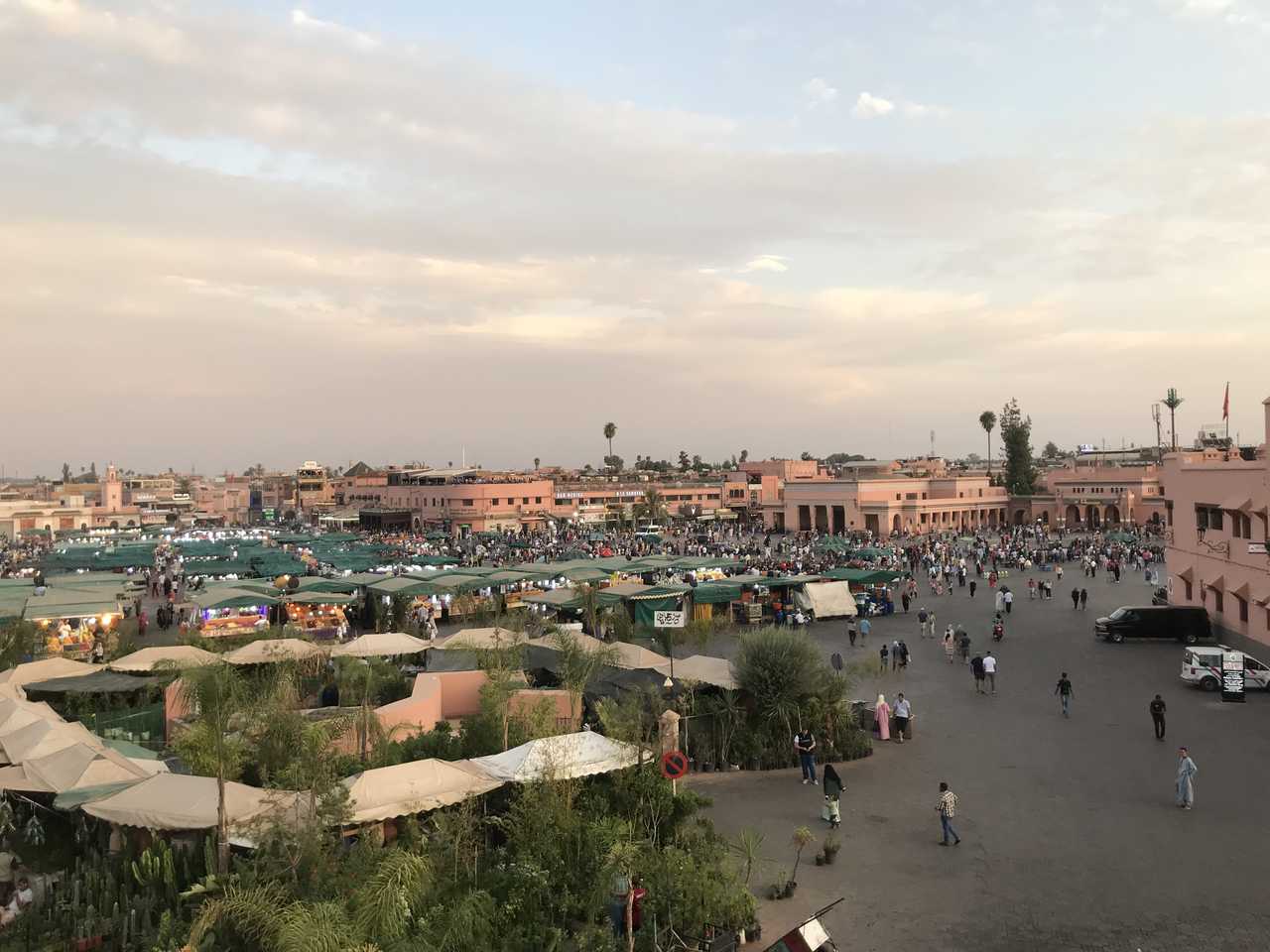 Praça Jemaa el‑Fna, Marraquexe, Marrocos