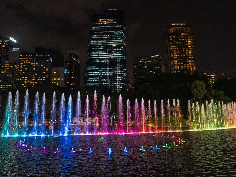 KLCC Light Show