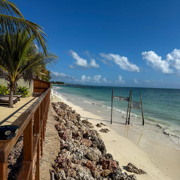 Praia de Jambiani em Zanzibar