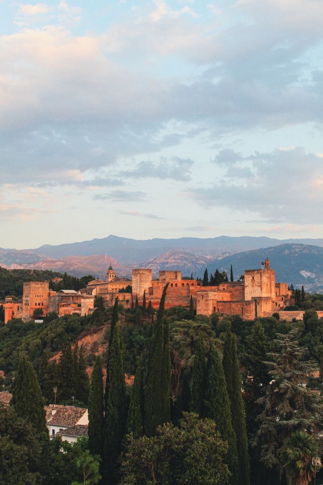 Alhambra de Granada ao fim do dia