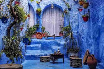 chefchaouen cenário pago